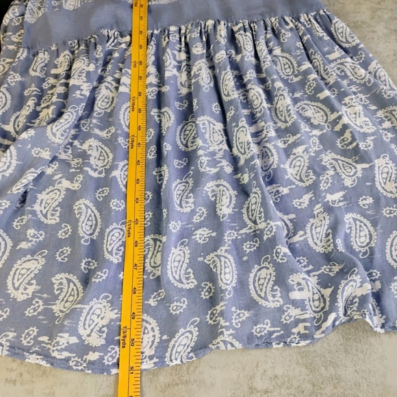 Three Bird Nest Paisley Tapestry Free Flow Duster Kimono One Size Blue Bohemian - Picture 13 of 14